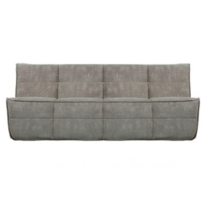 VT Wonen Cluster 3-zits Bank Gewolkt Fluweel Iron VT Wonen Cluster 3-zits Bank Gewolkt Fluweel Iron