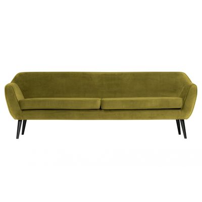 Woood Rocco Sofa Olijfgroen - 230 CM Woood Rocco Sofa Olijfgroen - 230 CM