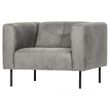 Afbeelding van VT Wonen Skin Fauteuil Lichtgrijs