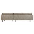 Afbeelding van BePureHome Rodeo Chaise Longue Rechts Elephant Skin