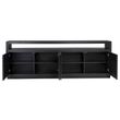 Afbeelding van Richmond Interiors Dressoir Oakura 4-deuren (Zwart)