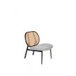 Afbeelding van Zuiver Spike Lounge Chair Naturel/Grijs