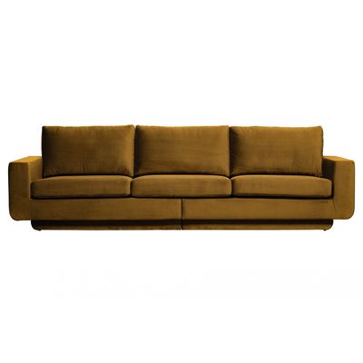 BePureHome Fame 3-zits Bank Honing Geel BePureHome Fame 3-zits Bank Honing Geel