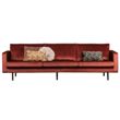 Afbeelding van BePureHome Rodeo 3-zits Bank Velvet Chestnut