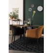 Afbeelding van White Label Living Armchair Catelyn Black