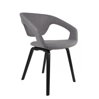 Zuiver Flexback Stoel Zwart Grijs Zuiver Flexback Stoel Zwart Grijs