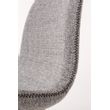 Afbeelding van White Label Living Chair Lester Light Grey