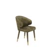 Afbeelding van Dutchbone Lunar Eetkamerstoel Velvet Moss