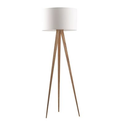 Zuiver Tripod Vloerlamp Hout Wit Zuiver Tripod Vloerlamp Hout Wit
