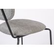 Afbeelding van White Label Living Chair Aspen Grey