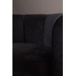 Afbeelding van Dutchbone Flower Lounge Chair Zwart