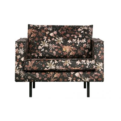 BePureHome Rodeo Fauteuil Aquarel Flower Chestnut BePureHome Rodeo Fauteuil Aquarel Flower Chestnut