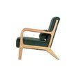 Afbeelding van Woood Mark Fauteuil Fluweel Flesgroen