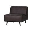 Afbeelding van BePureHome Statement Fauteuil Eco Leder Grijs