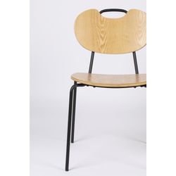 White Label Living Chair Aspen Wood Natural