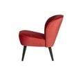 Afbeelding van Woood Sara Fauteuil Fluweel Raspberry