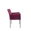 Afbeelding van White Label Living Armchair Dion Velvet Wine