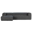 Afbeelding van Woood Exclusive Bean Hoekbank Links Grove Melange Stof Terrazzo
