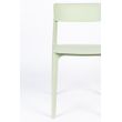 Afbeelding van White Label Living Chair Clive Light Green