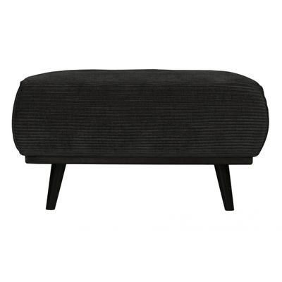 BePureHome Statement Hocker Brede Platte Rib Antraciet BePureHome Statement Hocker Brede Platte Rib Antraciet