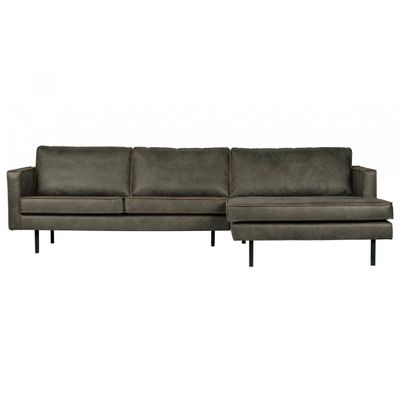 BePureHome Rodeo Chaise Longue Rechts Army BePureHome Rodeo Chaise Longue Rechts Army