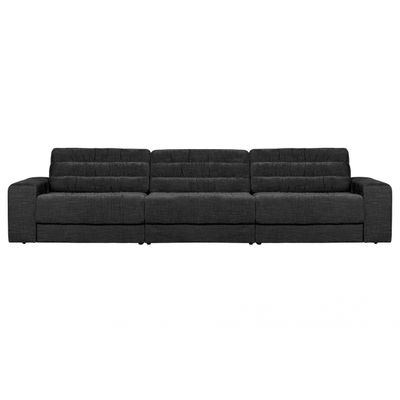 BePureHome Date 3-zits Bank Vintage Fluweel Antraciet BePureHome Date 3-zits Bank Vintage Fluweel Antraciet