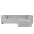 Afbeelding van Zuiver King 3-zits Bank Lichtgrijs - 274 CM