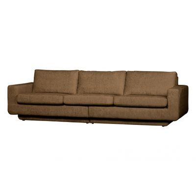 BePureHome Fame Bank 3-Zits Structure Velvet Bruin BePureHome Fame Bank 3-Zits Structure Velvet Bruin