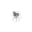 Afbeelding van Zuiver Albert Kuip Armstoel Soft Blauw