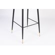Afbeelding van White Label Living Barstool Lionel Dark Grey