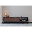 Afbeelding van BePureHome Nuts TV Meubel Hout Walnoot Zwart