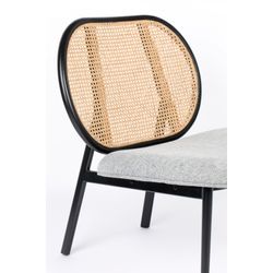 Zuiver Spike Lounge Chair Naturel/Grijs