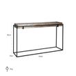 Afbeelding van Richmond Interiors Wandtafel Calloway champagne gold (Champagne gold)