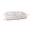 Afbeelding van Richmond Interiors Bank Darwin 3-zits met 6 kussens White/Gold (Alaska 906 Offwhite)