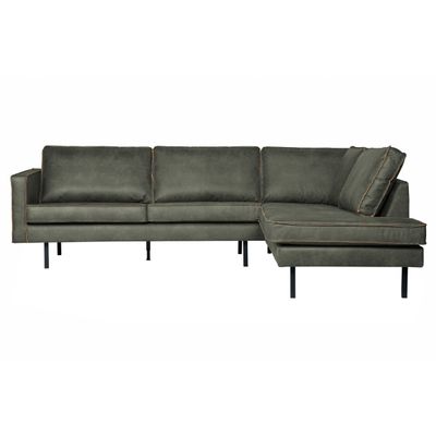 BePureHome Rodeo Hoekbank Rechts Army BePureHome Rodeo Hoekbank Rechts Army