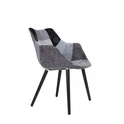 Zuiver Armchair Twelve Patchwork Grey Zuiver Armchair Twelve Patchwork Grey