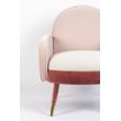 Afbeelding van Zuiver Sam Lounge Chair Pink White FR