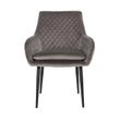 Afbeelding van Richmond Interiors Stoel Chrissy Stone Velvet (Quartz Stone 101)