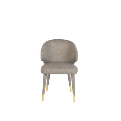 Dutchbone Lunar Eetkamerstoel Taupe Dutchbone Lunar Eetkamerstoel Taupe
