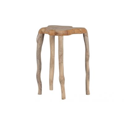 Woood Gus Bijzettafel Hout Naturel Woood Gus Bijzettafel Hout Naturel
