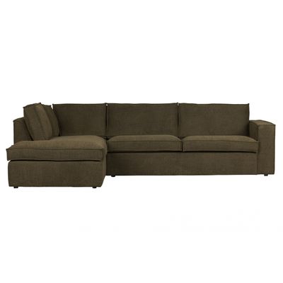 Woood Freddie Hoekbank Links Warm Groen Woood Freddie Hoekbank Links Warm Groen