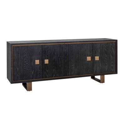 Richmond Interiors Dressoir Hunter 4-deuren (Goud) Richmond Interiors Dressoir Hunter 4-deuren (Goud)