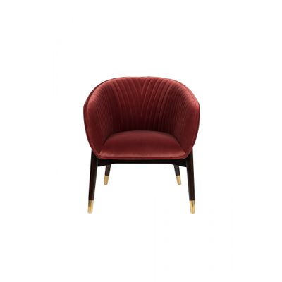 Dutchbone Dolly Louge Stoel Rood Dutchbone Dolly Louge Stoel Rood