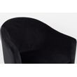 Afbeelding van White Label Living Armchair Catelyn Black