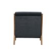Afbeelding van Woood Mark Fauteuil Fluweel Antraciet