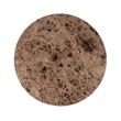 Afbeelding van Richmond Interiors Salontafel Orion 60Ø met bruin marmer (Bruin)