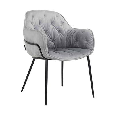 Richmond Interiors Stoel Nomi Steel Velvet (Quartz Steel 806) Richmond Interiors Stoel Nomi Steel Velvet (Quartz Steel 806)