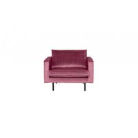 BePureHome Rodeo Fauteuil Velvet Roze