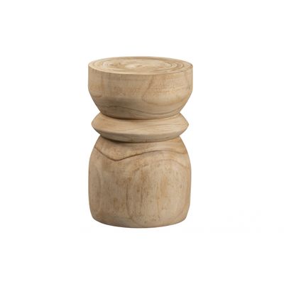 Woood Bikkel Kruk Hout Naturel 40xØ28cm Woood Bikkel Kruk Hout Naturel 40xØ28cm