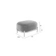 Afbeelding van White Label Living Hocker Polly Green